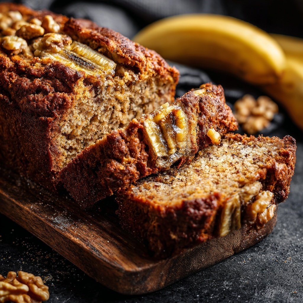 Bananenbrot ohne Zucker