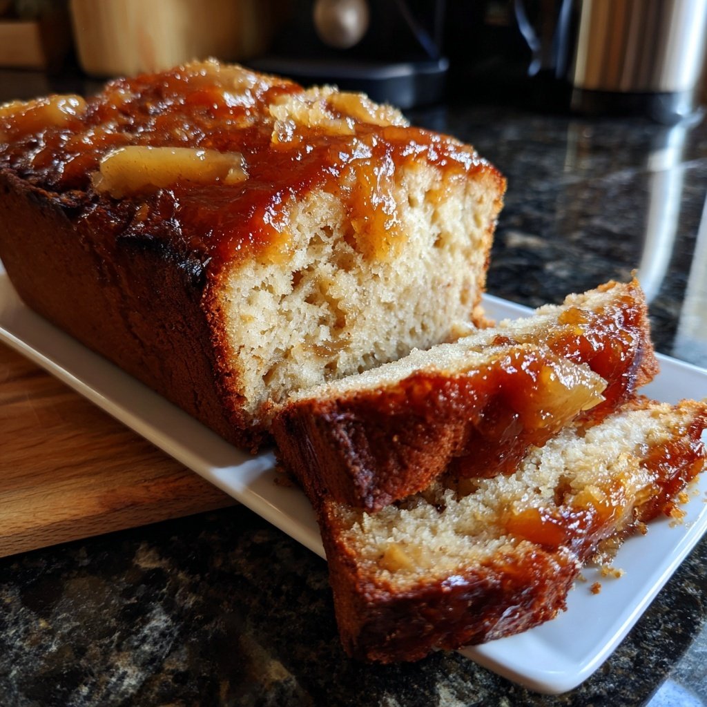 Bananenkuchen mit Apfelmus