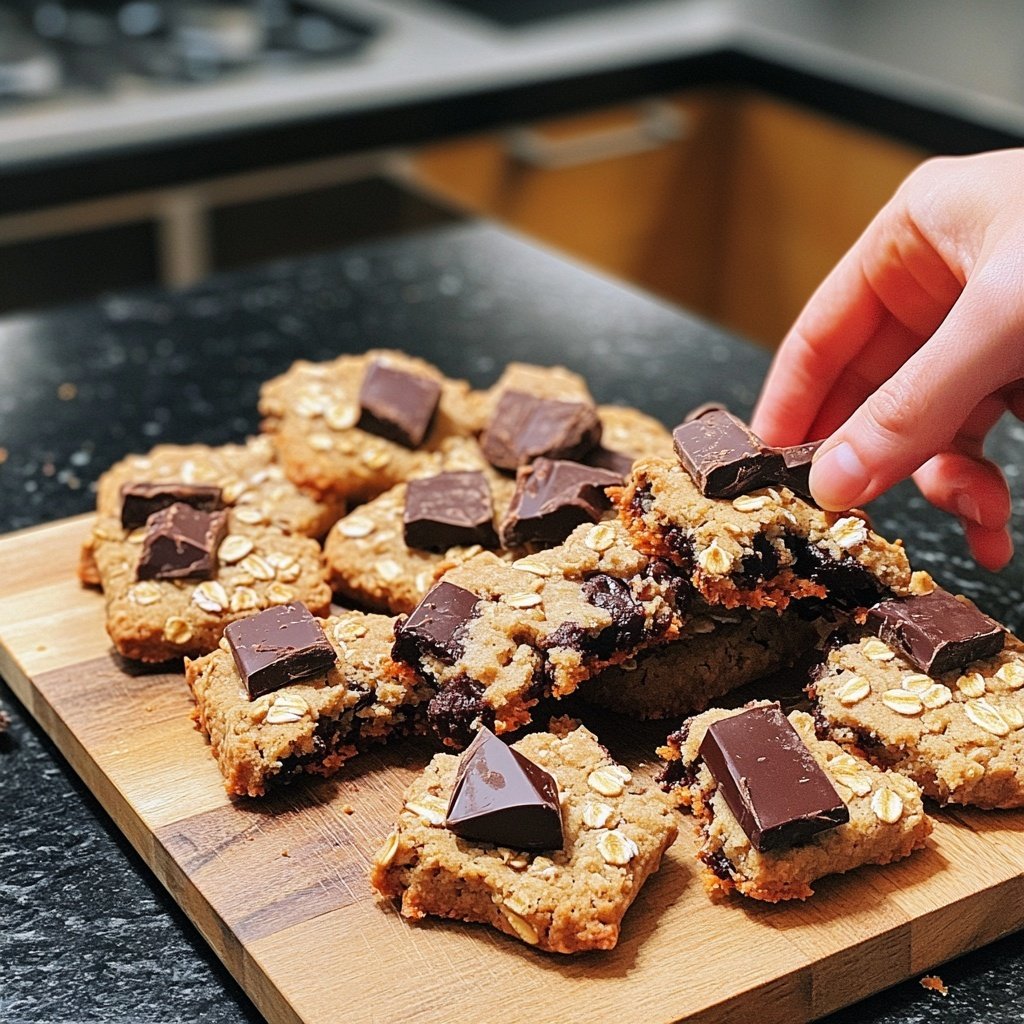 Gesunde Haferkekse mit Kakao