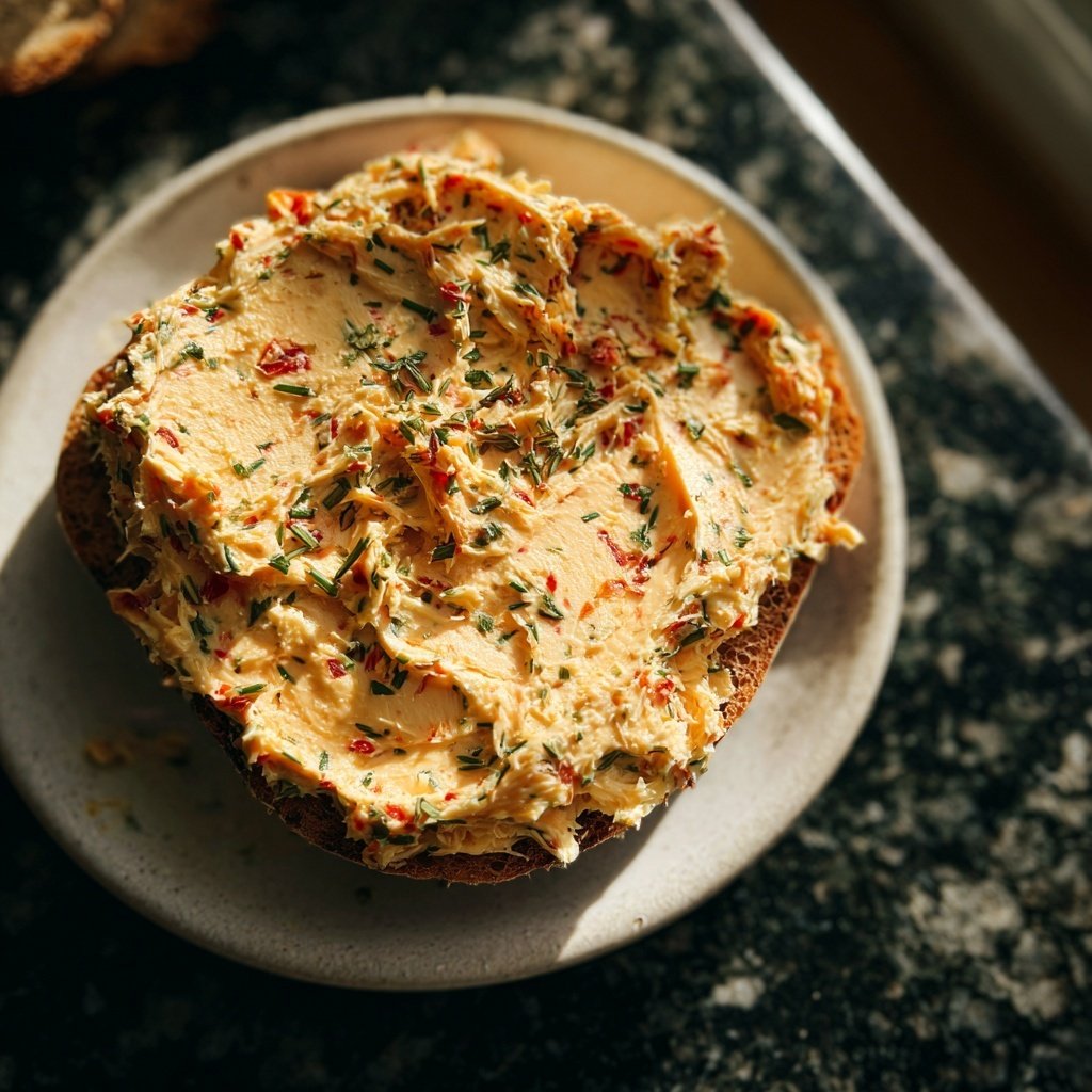 Kräuterbutter Mit Getrockneten Tomaten