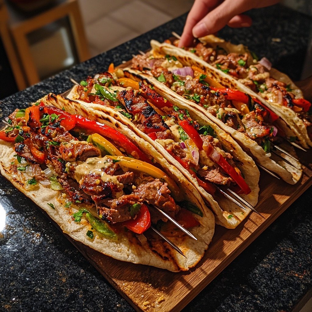 Klassischer Döner Kebab wie vom Imbiss