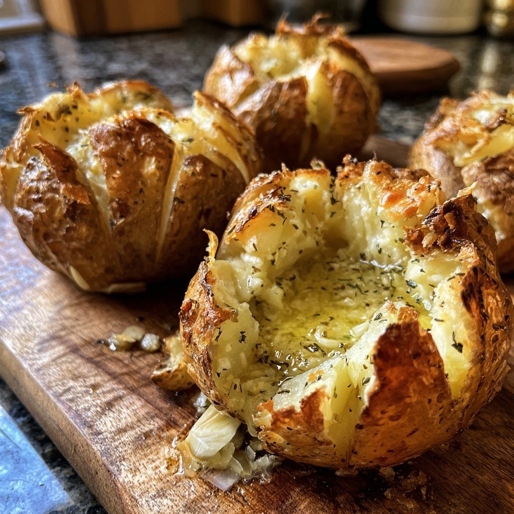 Ofenkartoffeln mit Knoblauch